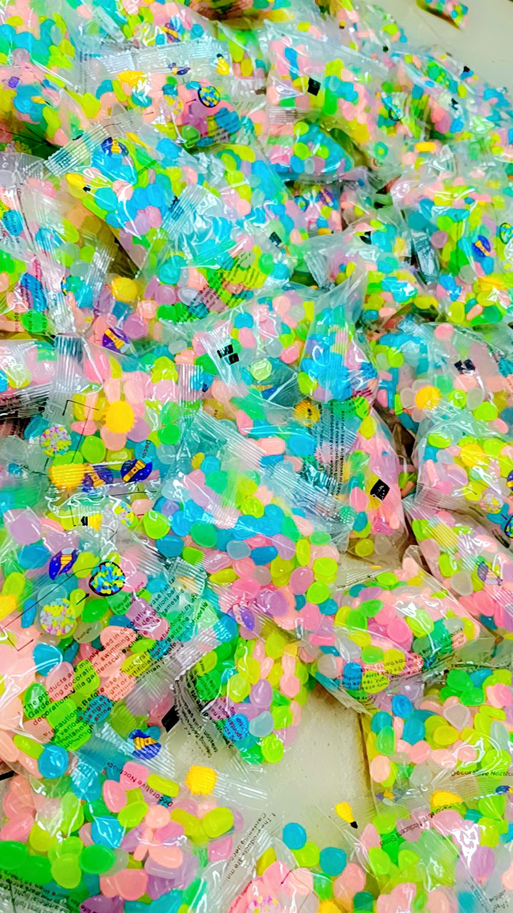 Loom light rocks, stones 100 pieces