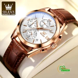 Olevs 2872 Quartz Wrist watch(White Dial)